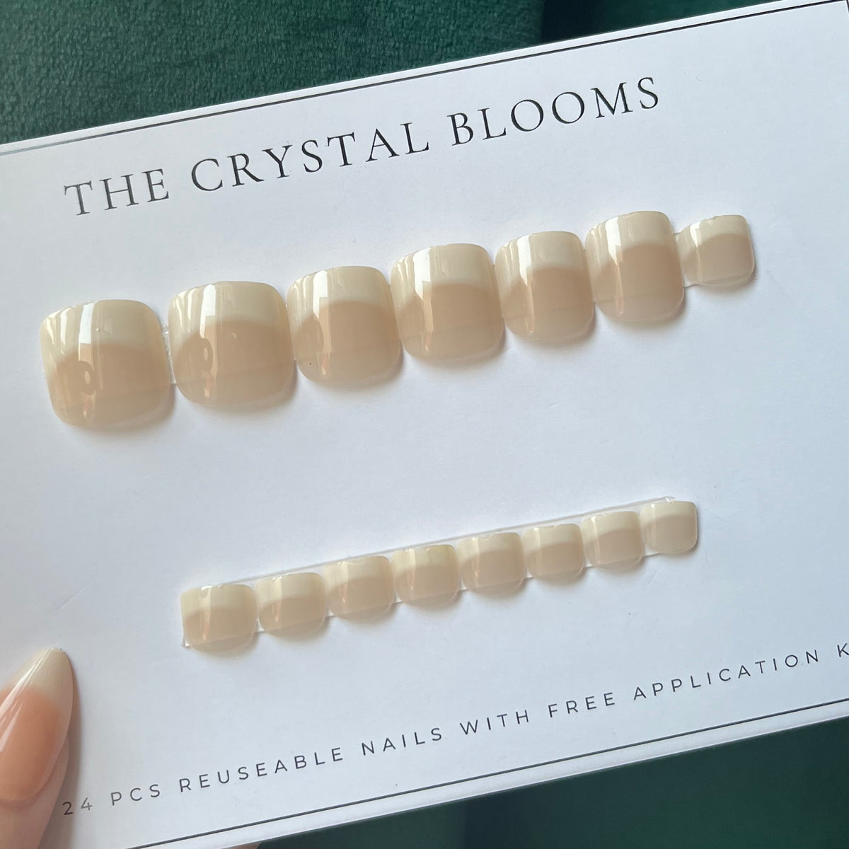 Hyper Realistic Toe Nails-0178T-Free 24pc Sticker Sheet included