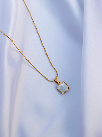 JNecklace (24K Gold Plated)-AntiTarnish/HypoAllergic - Dual Sided 387
