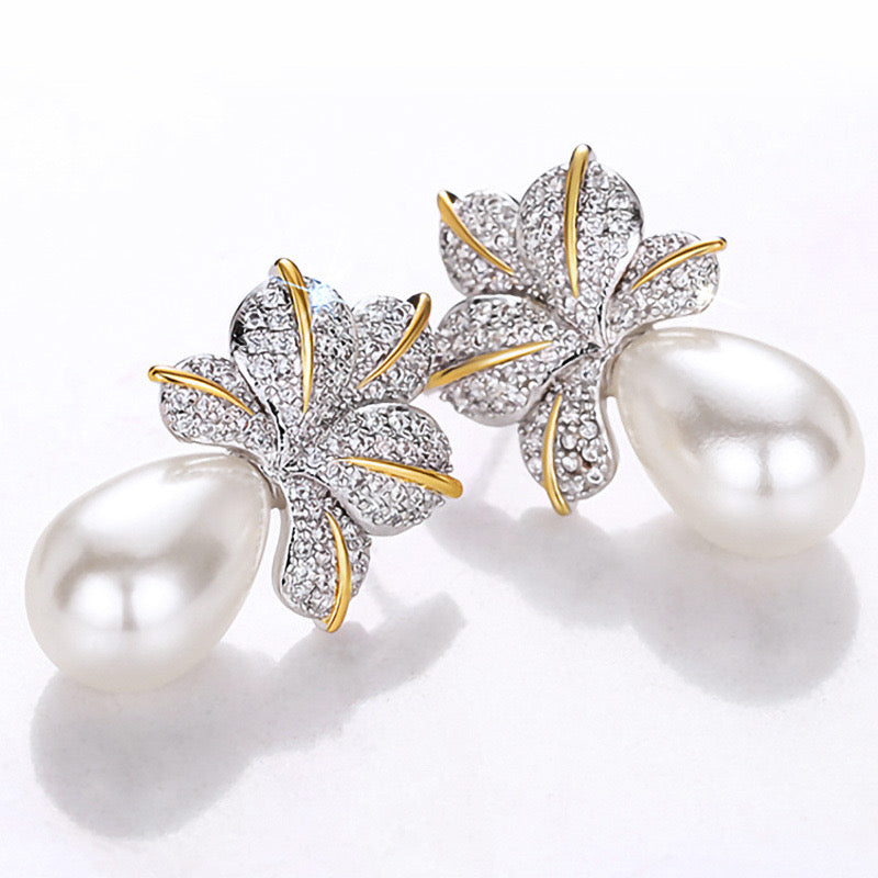 JCEarringsPremium-Zirconium Gold Plated High quality Earrings - 269