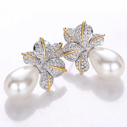 JCEarringsPremium-Zirconium Gold Plated High quality Earrings - 269
