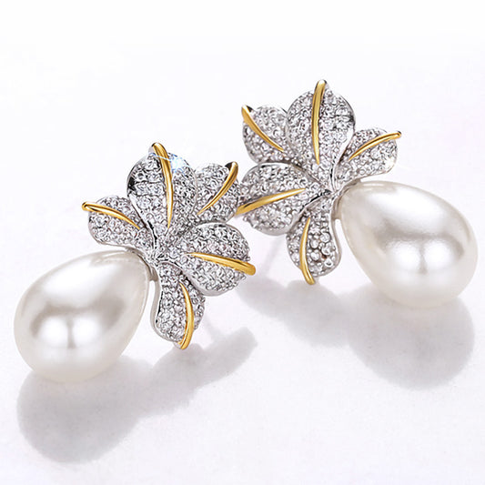 JCEarringsPremium-Zirconium Gold Plated High quality Earrings - 269