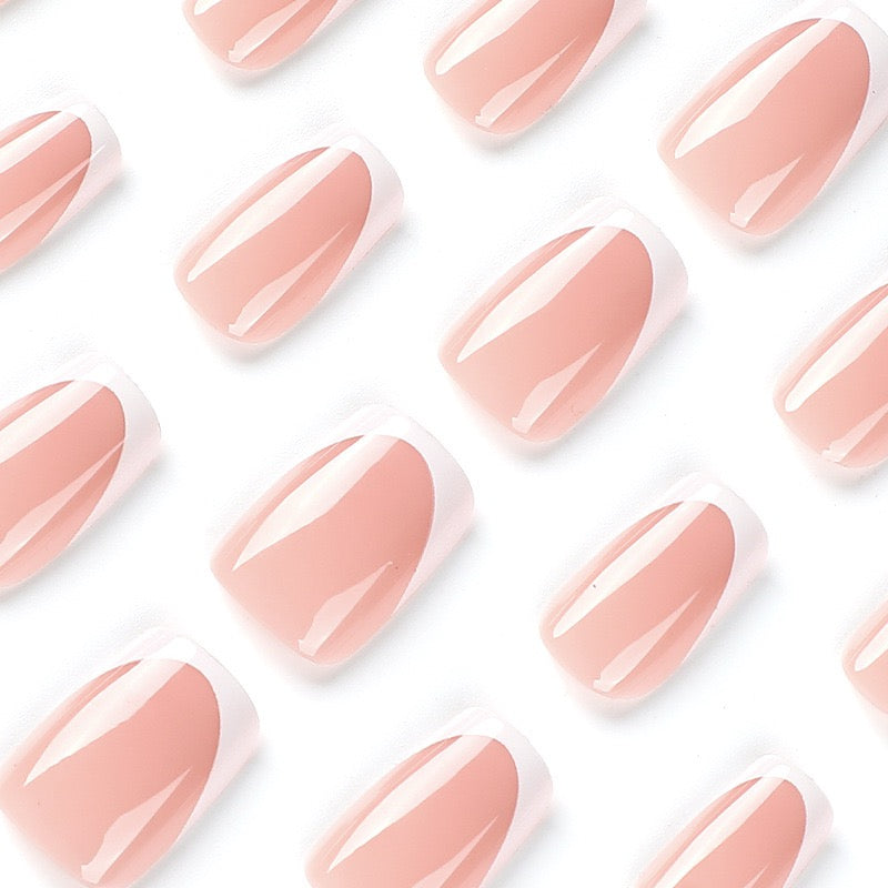 Nails-2370- Square French Nails