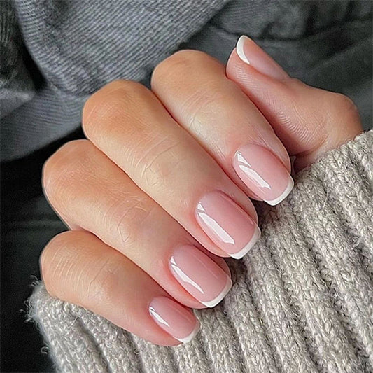 Nails-3682-Short Length Square nails- Free 4 pc nail kit included