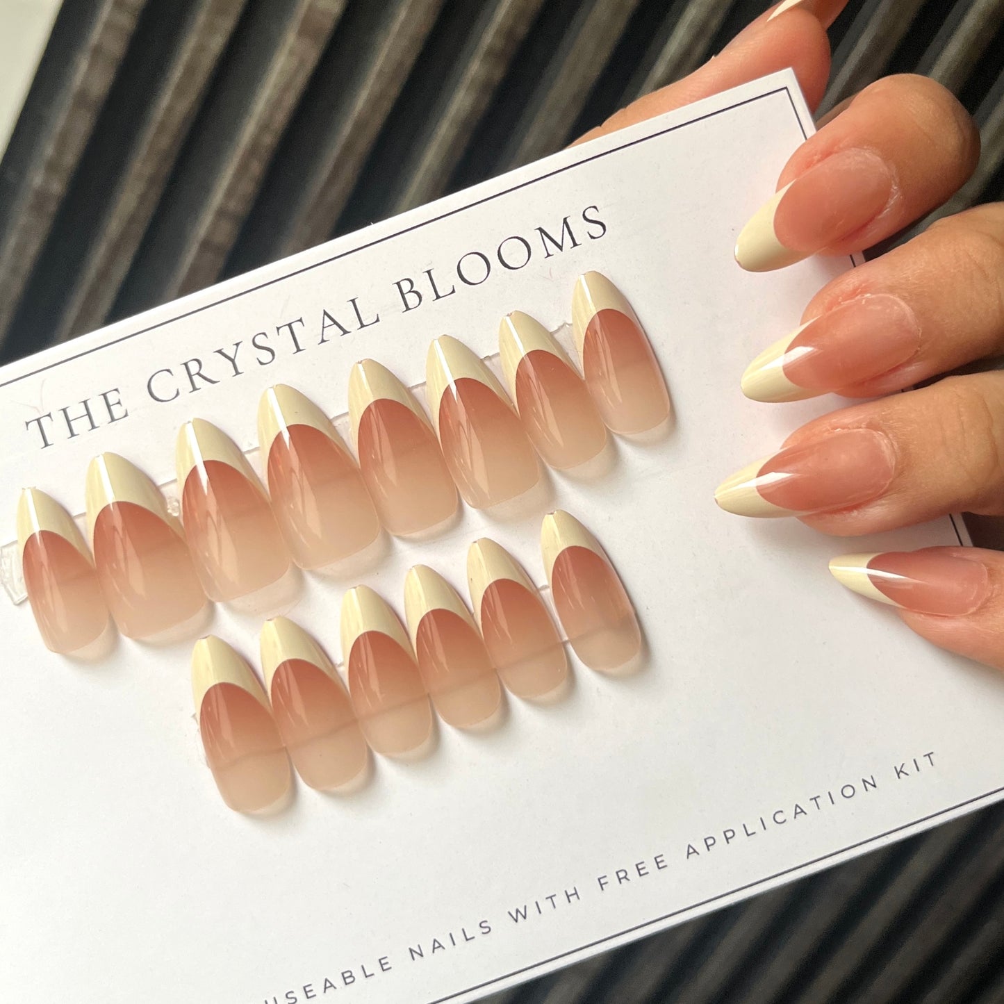 Nails-1513-Almond nails- Free 24pc Sticker Sheet included