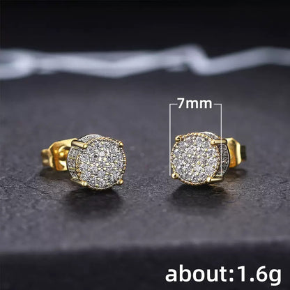 Crystal Glow stud Earrings (N201)