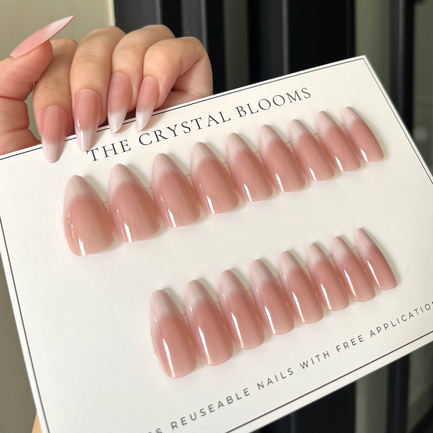 HYPER REALISTIC Nails-206 H- Free 24pc Sticker Sheet included