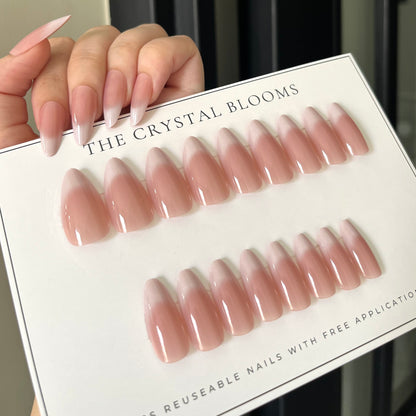 HYPER REALISTIC Nails-206 H- Free 24pc Sticker Sheet included