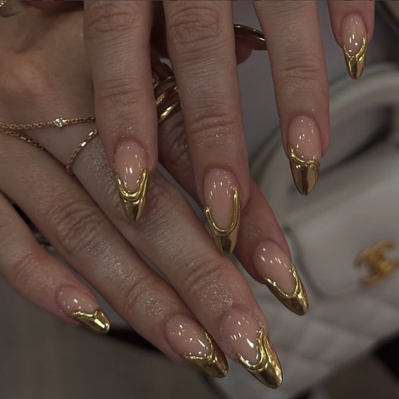 [PREMIUM] Cat eye Glitter Nails-019-4201- Free 24pc Sticker Sheet  included