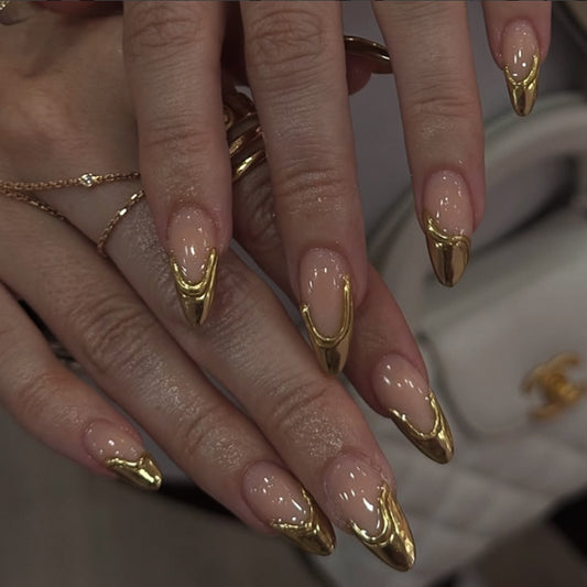 [PREMIUM] Cat eye Glitter Nails-019-4201- Free 24pc Sticker Sheet  included