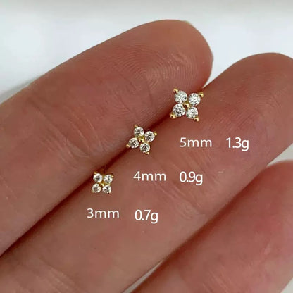 Elite Crystal Stud Earrings (N221)