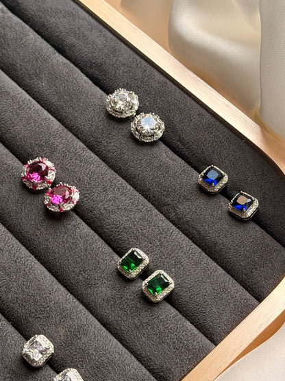 Premium CZ Stud Earrings (N217)