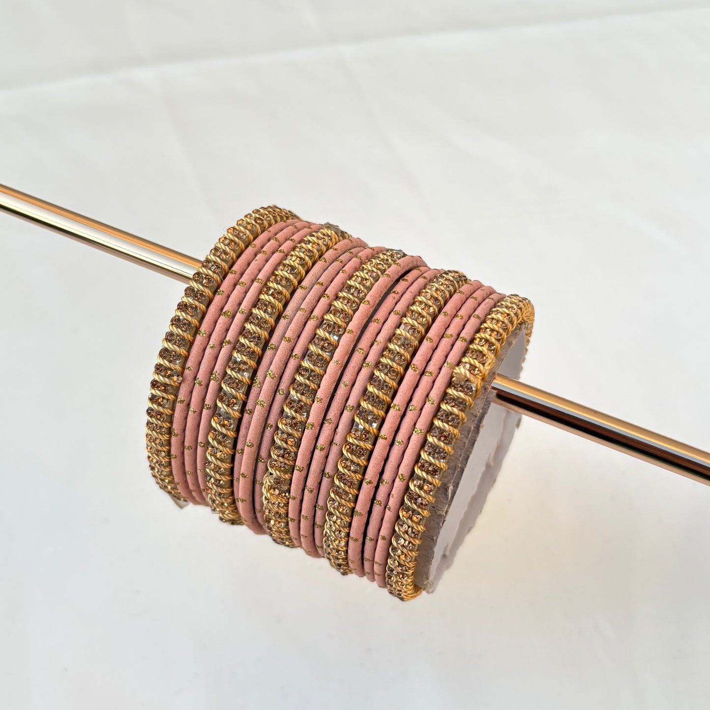 Xira Bangle Set-Peach