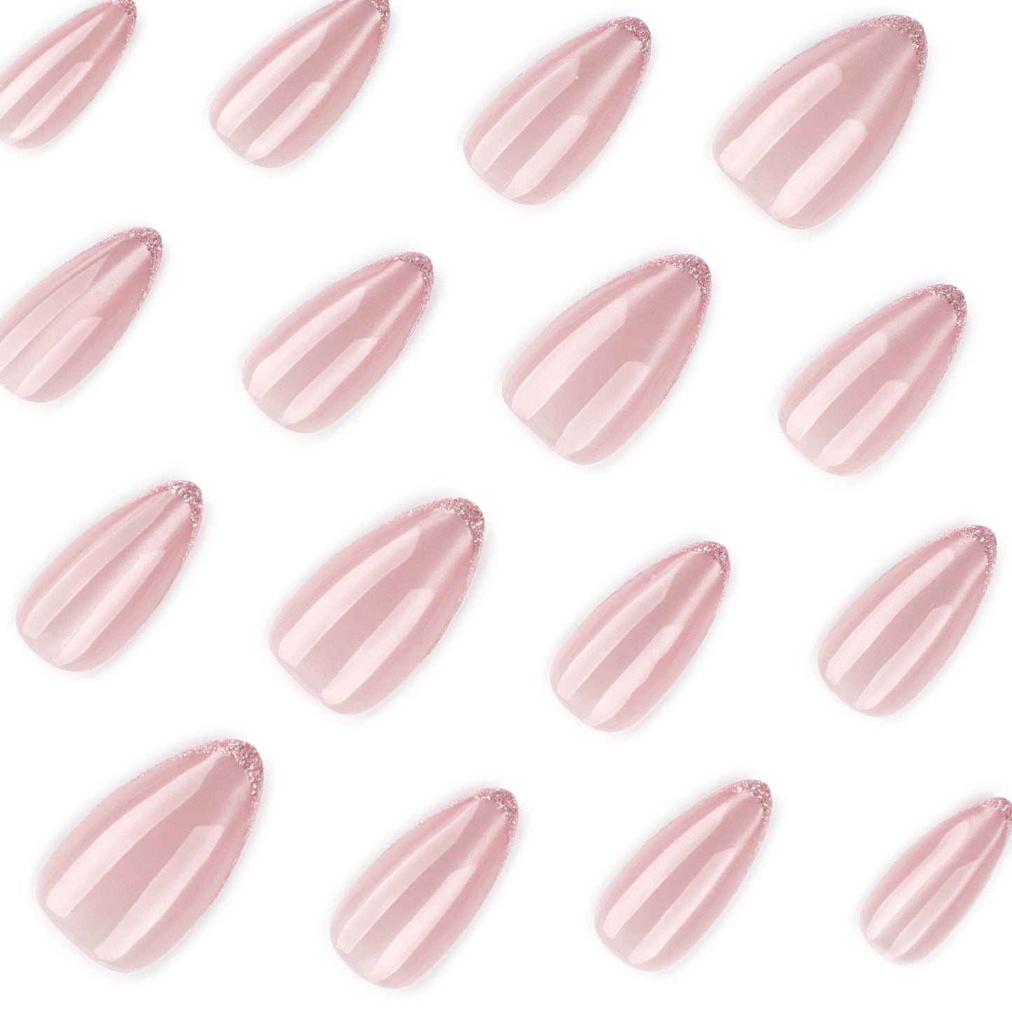 [PREMIUM] Cat eye Glitter Nails-4189- Free 24pc Sticker Sheet  included