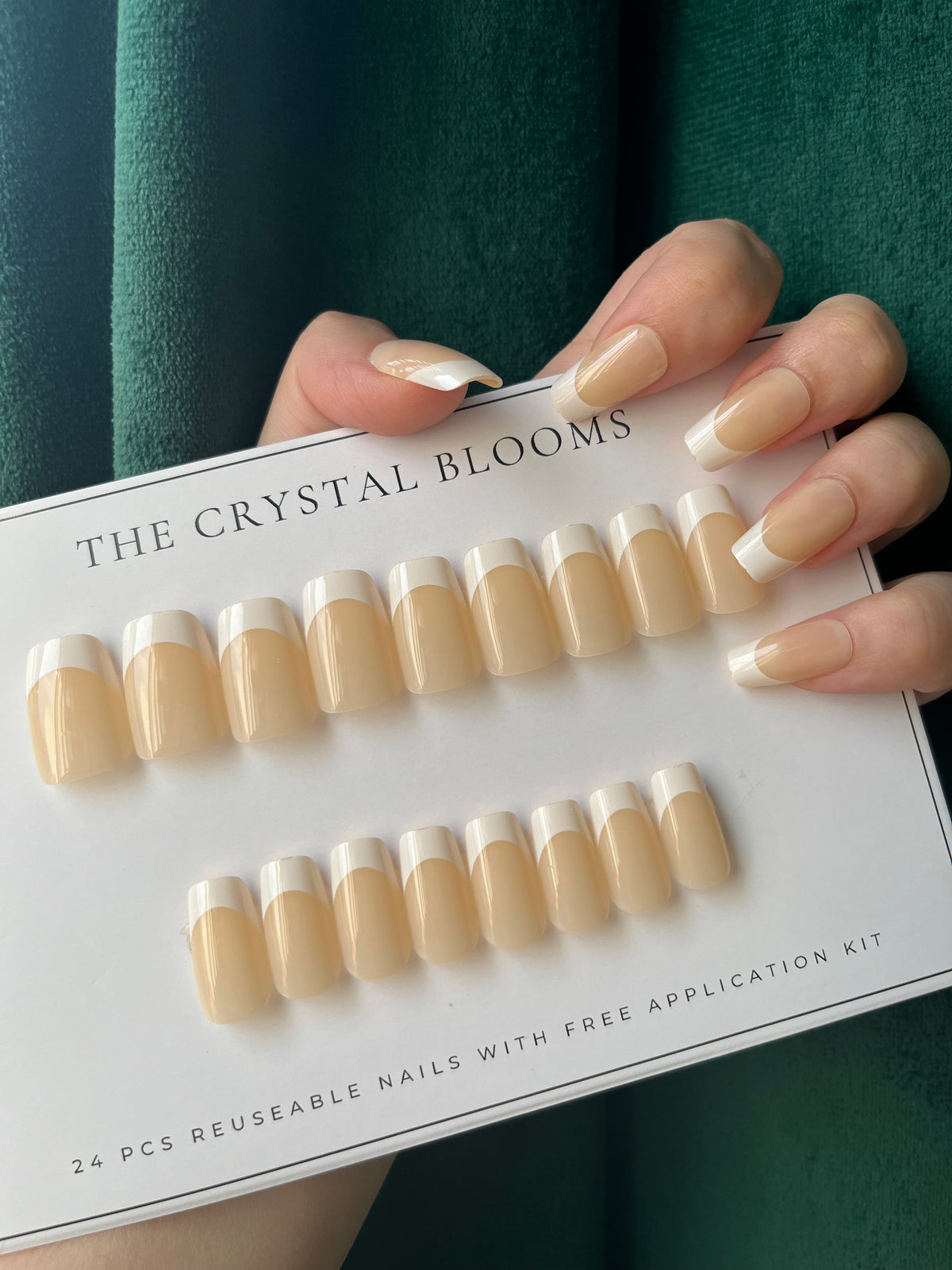 Nails-502W-Free 24pc Sticker Sheet included