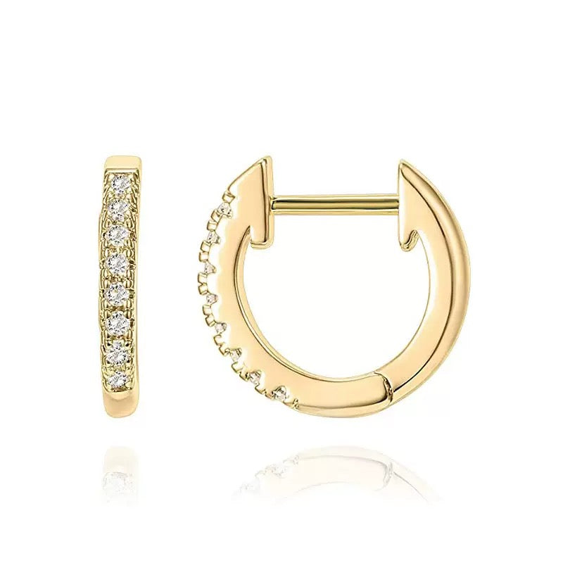 Premium Solitaire Stud Earrings (N240)