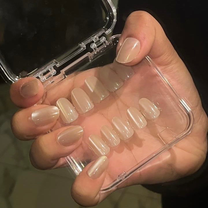 [PREMIUM] Handmade Cat-eye Reflective Nails-842- Free 24 pc Sticker Sheet  included