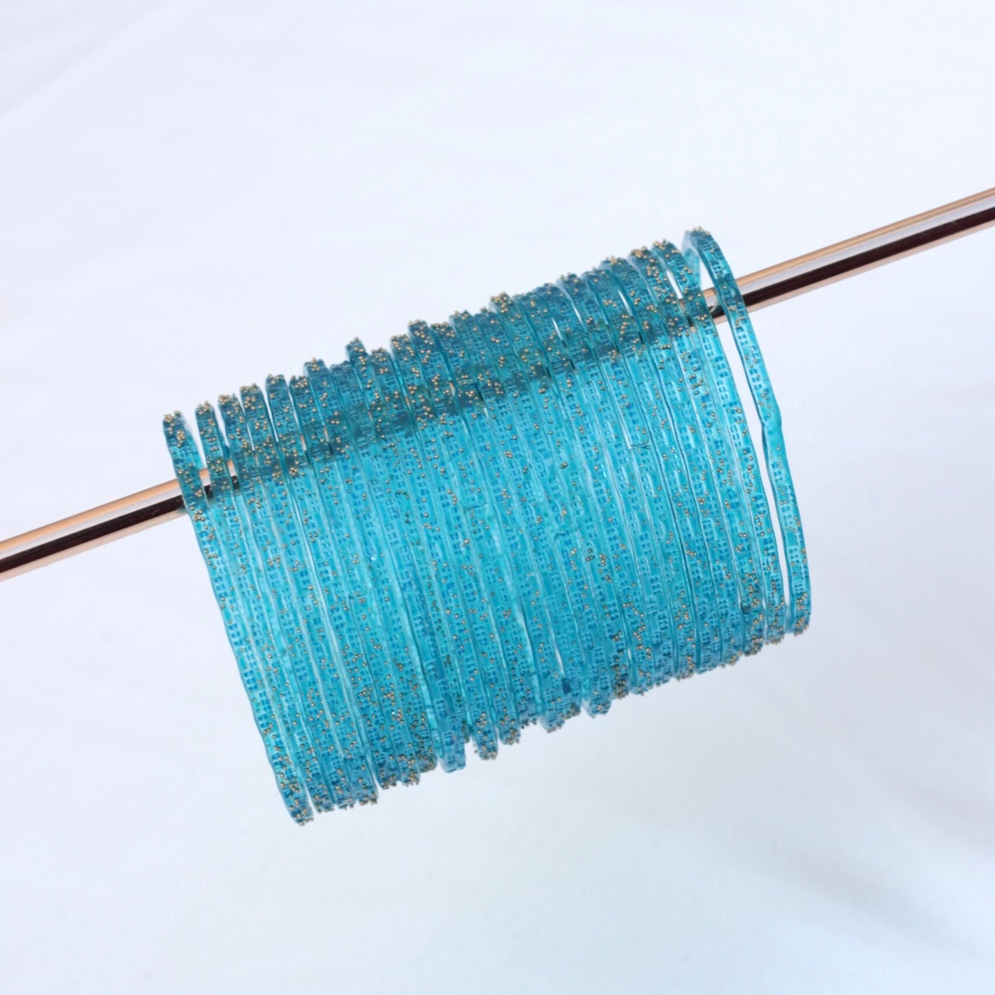 Rains- Viral Handmade Glass Bangles-Ocean Blue-101