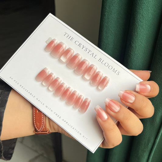 Nails-2216-Almond nails- Free 24pc Sticker Sheet included