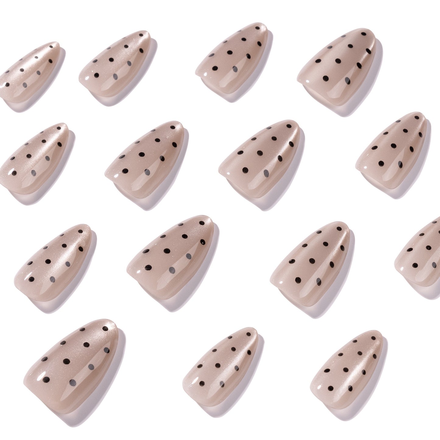 Nails-4399-Almond nails- Free 24pc Sticker Sheet included