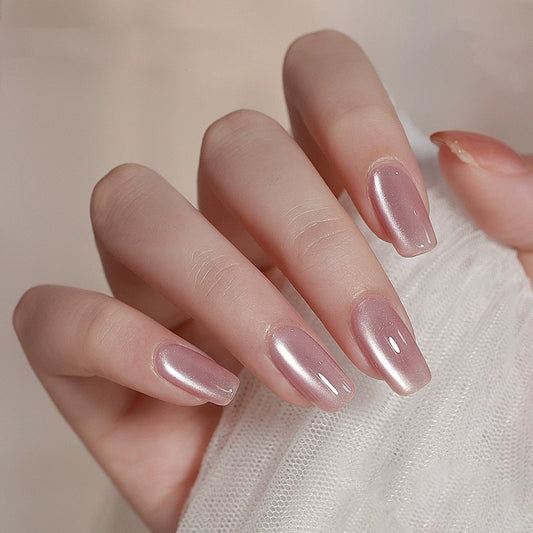 [PREMIUM] 3D Handmade Cat-eye Square Nails- 890- Free 4 pc nail kit included