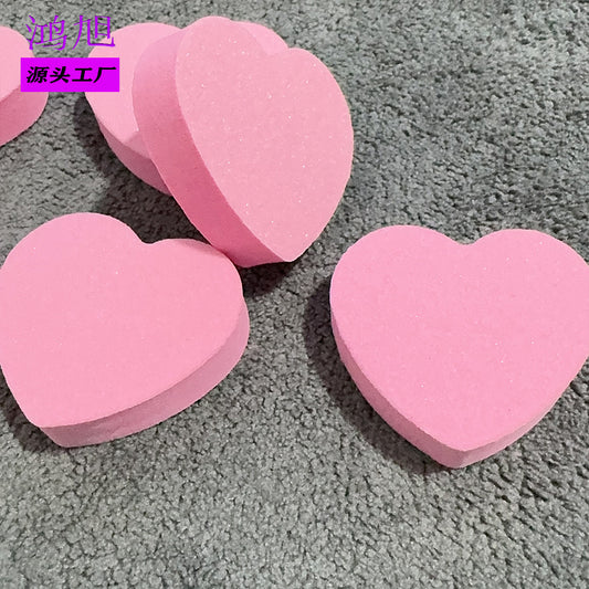 Heart Shaped Double Sided Big Nail Buffer - 1 piece