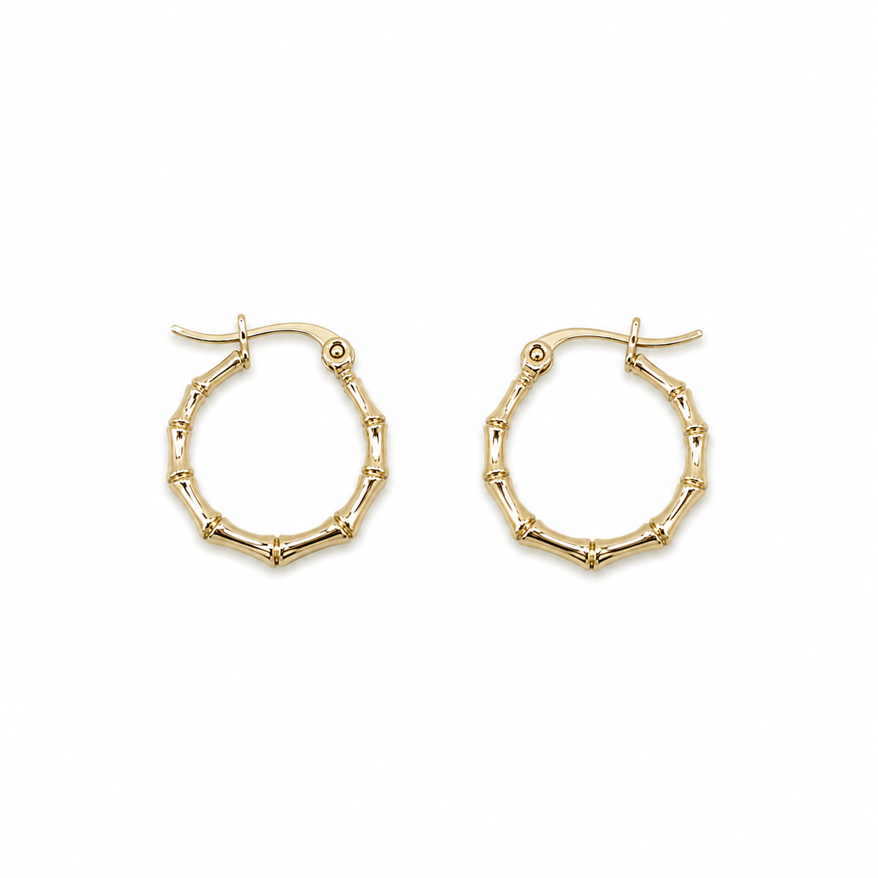Serene Gold Stud Earrings (N256)