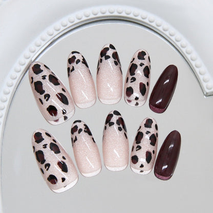 Nails-03-cat eye print nails- (premium nails)