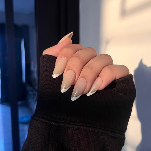 Nails-3438-Almond nails- Free 24 -pc Sticker Sheet  included