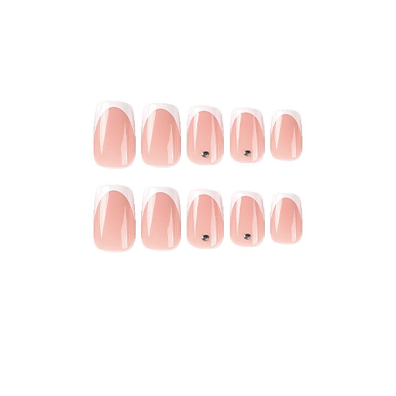 Nails-2370- Square French Nails