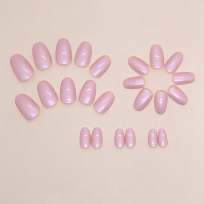 Nails-1340-Medium Length Almond nails- Free stickers included
