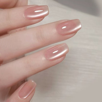 Cat eye medium length Nails-2080 - Set of 30 nails-FREE Nail-kit included with this Nails pack-CL