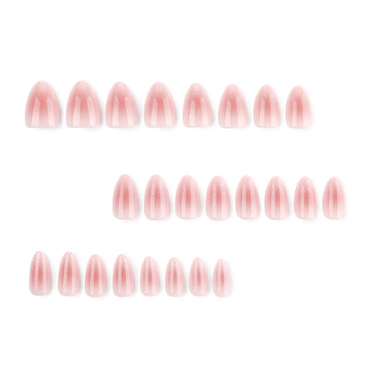 Nails-4539J-Almond nails- Free 24pc Sticker Sheet included