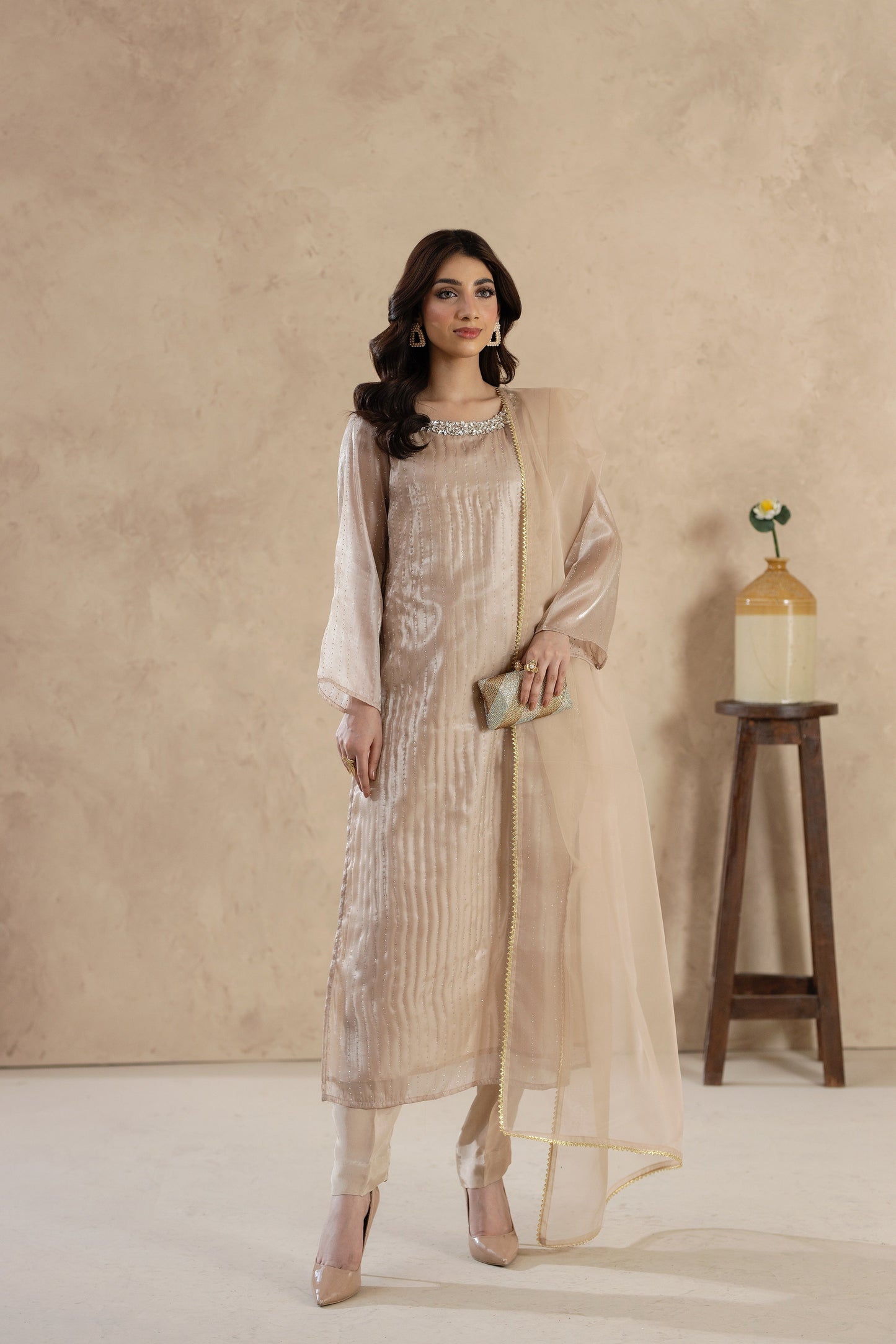 Naqsh-3 PC Stitched Festive Pret