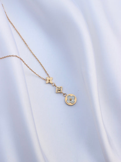 JNecklace (24K Gold Plated)-AntiTarnish/HypoAllergic -230