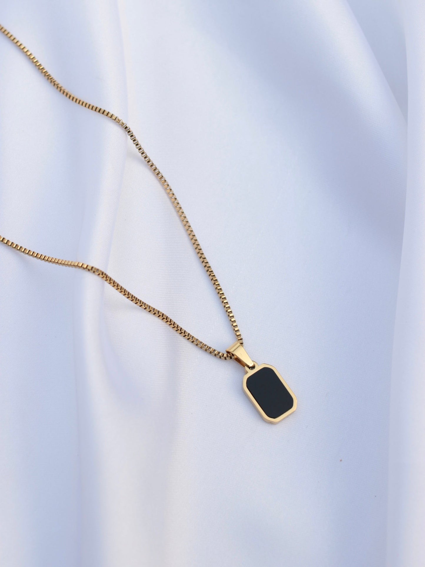 JNecklace (24K Gold Plated)-AntiTarnish/HypoAllergic - Dual Sided 251