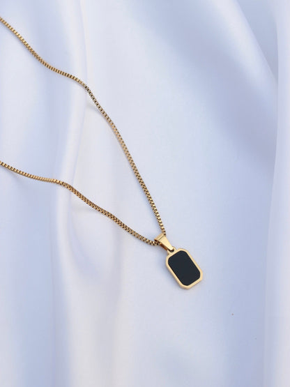 JNecklace (24K Gold Plated)-AntiTarnish/HypoAllergic - Dual Sided 251