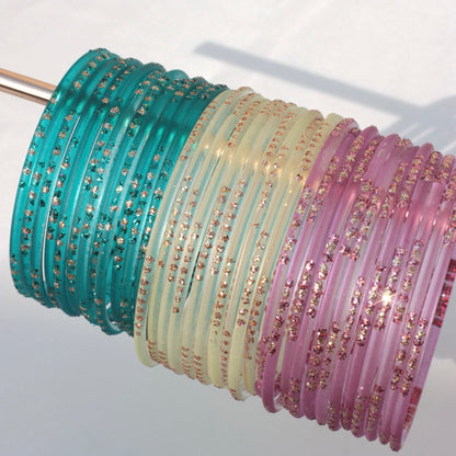(Choose colour) Jellin- Viral Handmade Glass Bangles