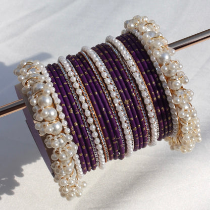 Rian Bangle Set-Purple-1