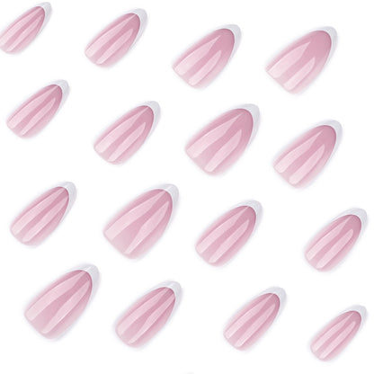 Nails-4295- Almond french nails