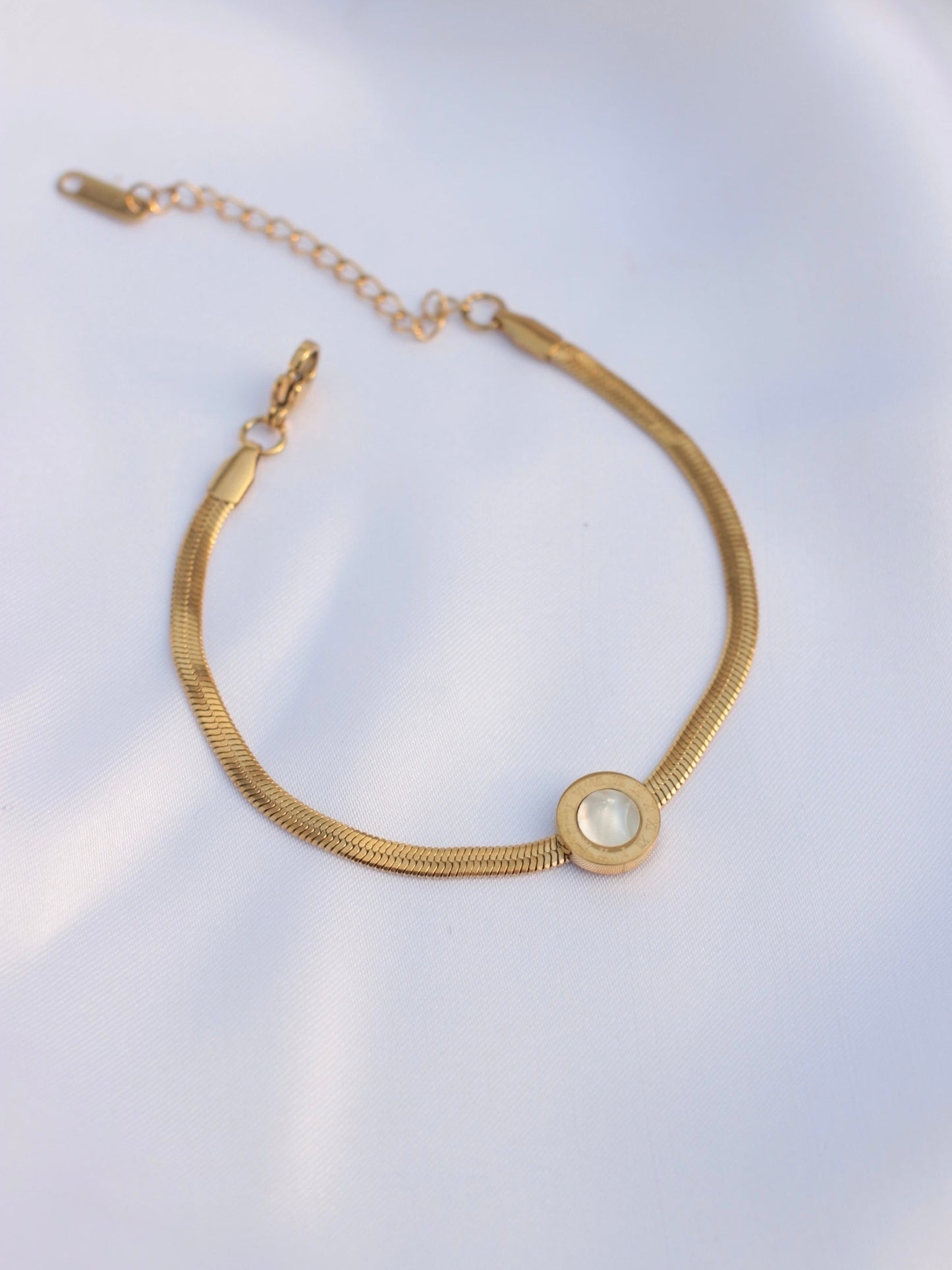 JBracelet- Non Tarnish - 24K Gold plated Anti Tarnish Everyday wear Bracelet-370