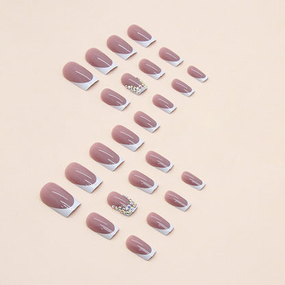 Diamante nails-649-FREE Nail-kit included with this Nails pack-CL