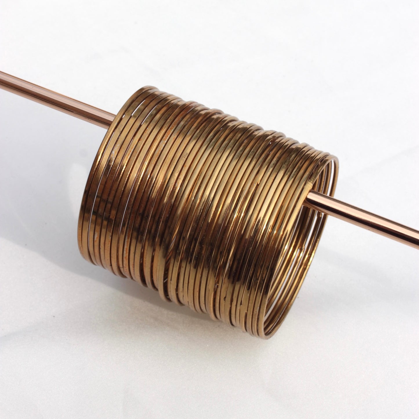 Antique Bangles - 24 bangles-Golden