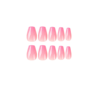 Shaded Pink Nails -2457- Free 4 pc nail kit included