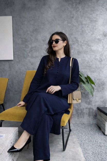 Sapphire Serenity - 2 pc Stitched