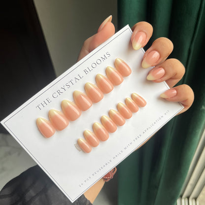 Nails-3134T- Hyper realistic nails- Free 24pc Sticker Sheet included