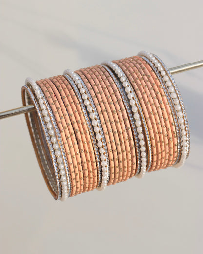 Bangle Bae Set- Light Peach