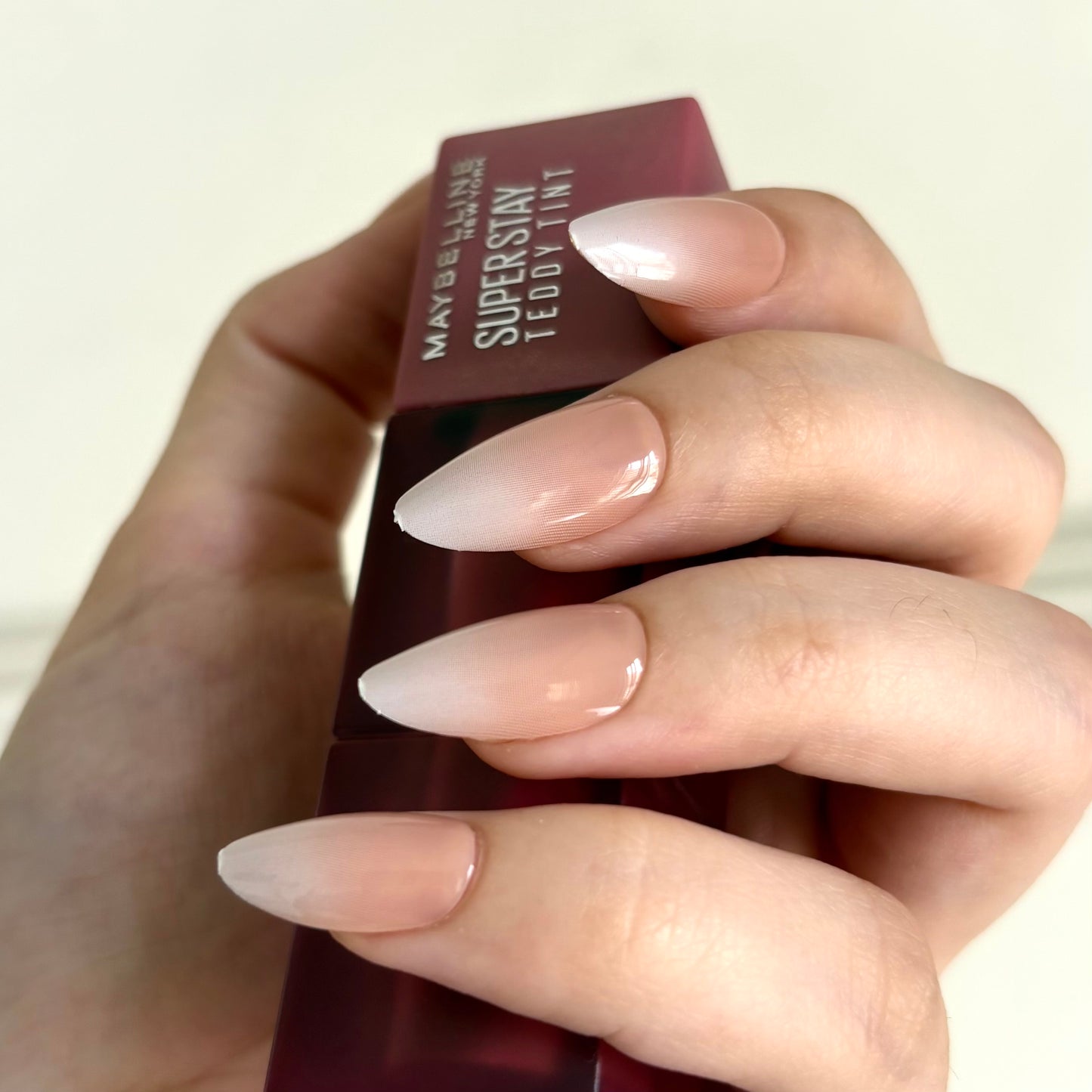 Nails-845- Ombre ONude nails- Free 24pc Sticker Sheet included
