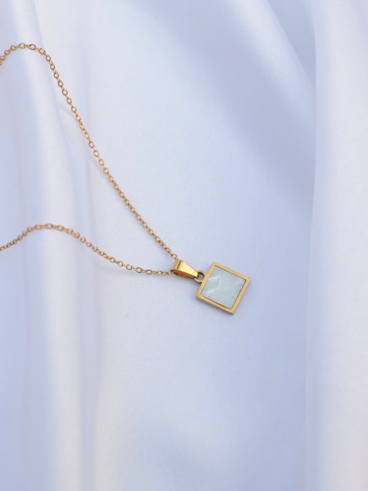 JNecklace (24K Gold Plated)-AntiTarnish/HypoAllergic -393