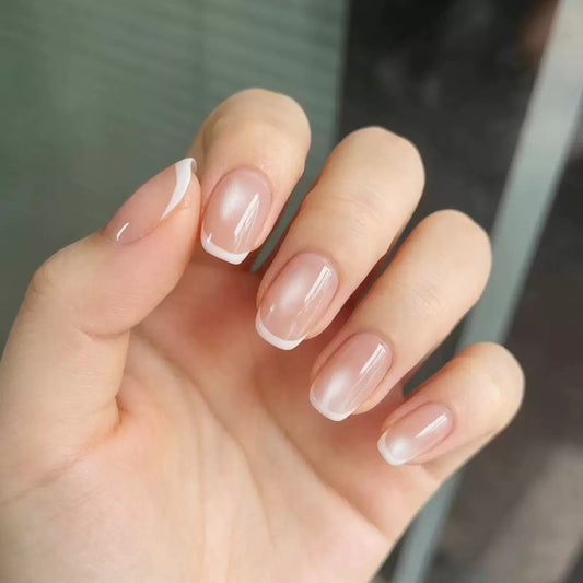 Nails-101-Cat Eye Short Square Premium Nails