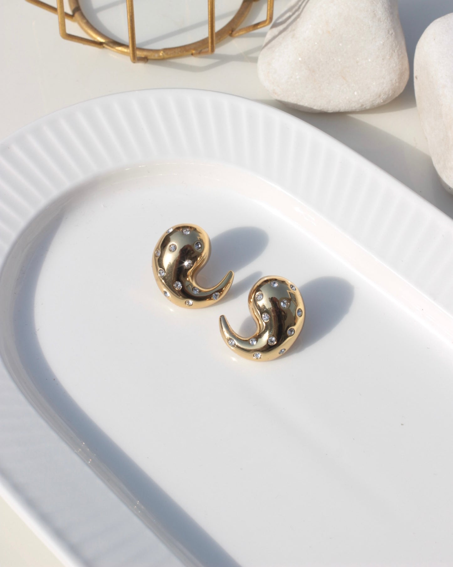 JEarrings 24K Gold Plated Earrings- 646